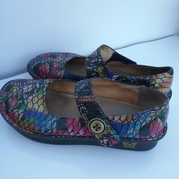 Alegria Colorful Women's Mary Jane Shoes 41 - Picture 3 of 6